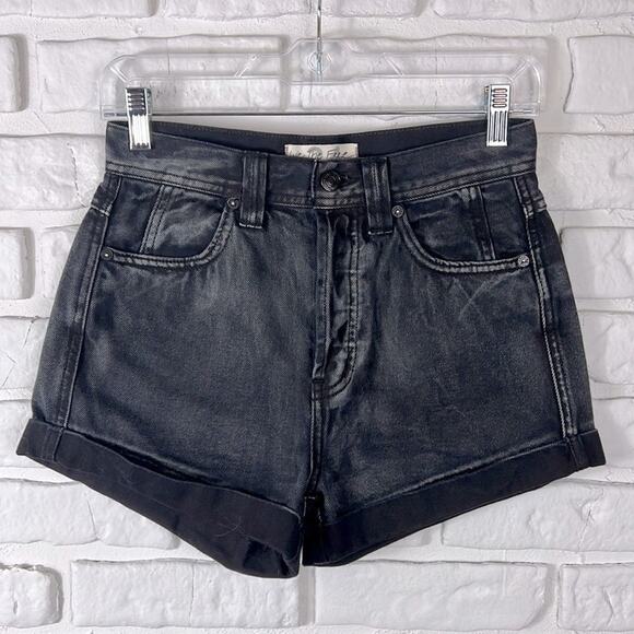 We The Free Pants - We the Free high waist black denim shorts size 24